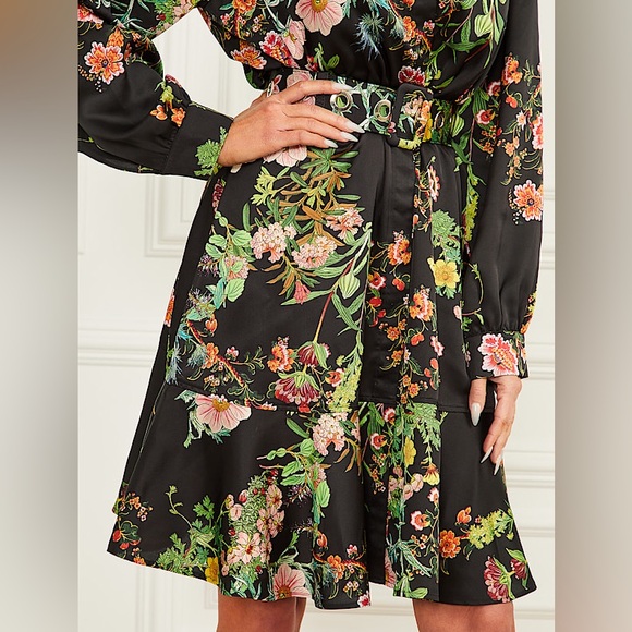 GUESS BY MARCIANO Blair Floral Dress | Size US 4/EU 40 - Picture 4 of 8